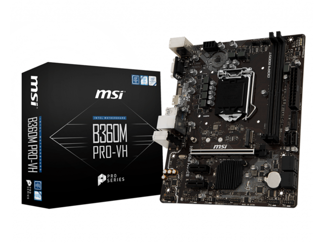 Дънни платки MSI B360M PRO-VH