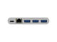 Кабели и Адаптери Macally 3.1 USB-C hub with USB, USB-C and Gigabit Ethernet