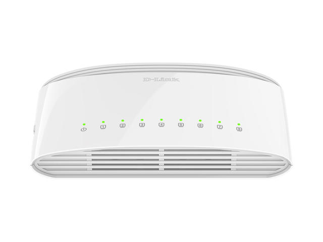 Мрежово оборудване D-Link Copper Gigabit Ethernet Switch DGS-1008D
