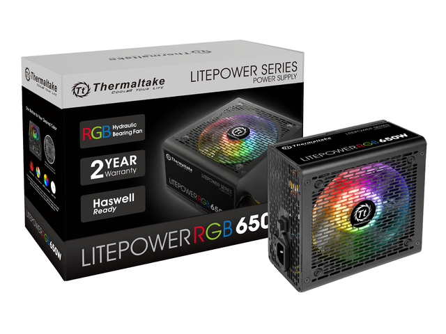 Захранвания за компютри Thermaltake LitePower 650W RGB