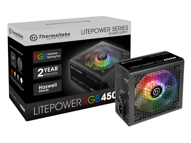Захранвания за компютри Thermaltake LitePower 450W RGB