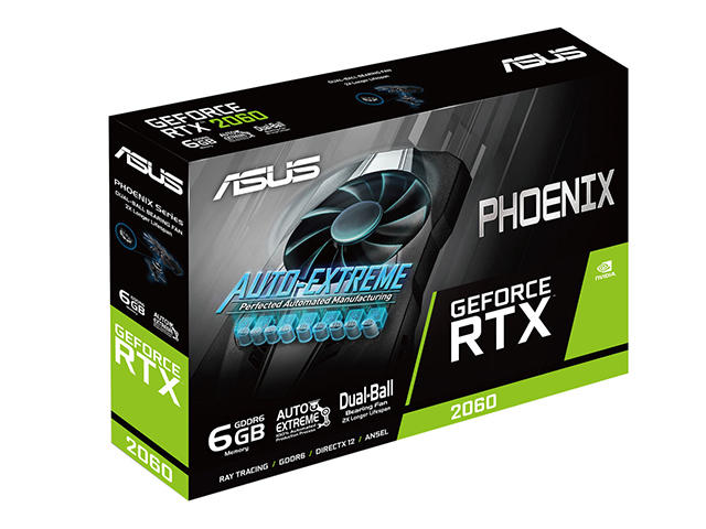 Видео карти ASUS Phoenix GeForce RTX 2060 6G