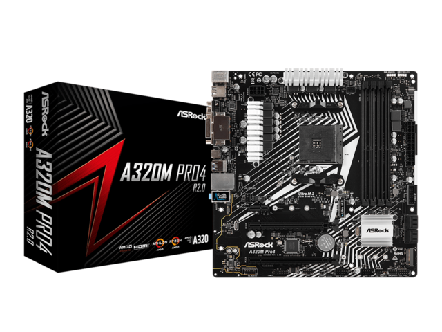 Дънни платки ASRock A320M Pro4 R2.0