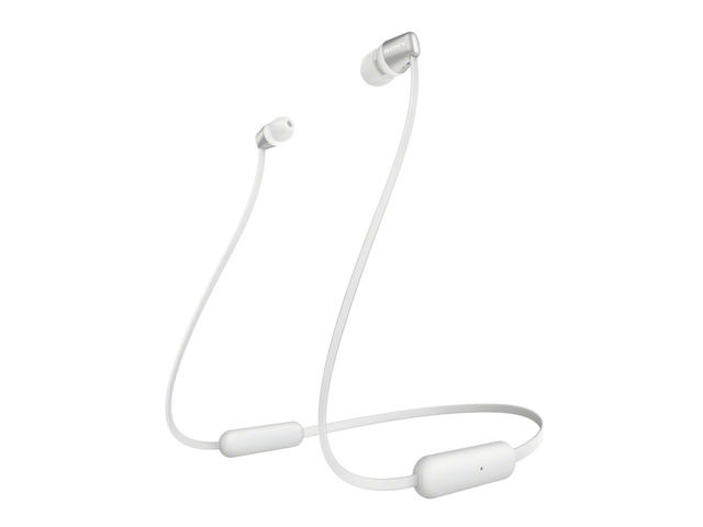 Слушалки Sony WI-C310, в бяло
