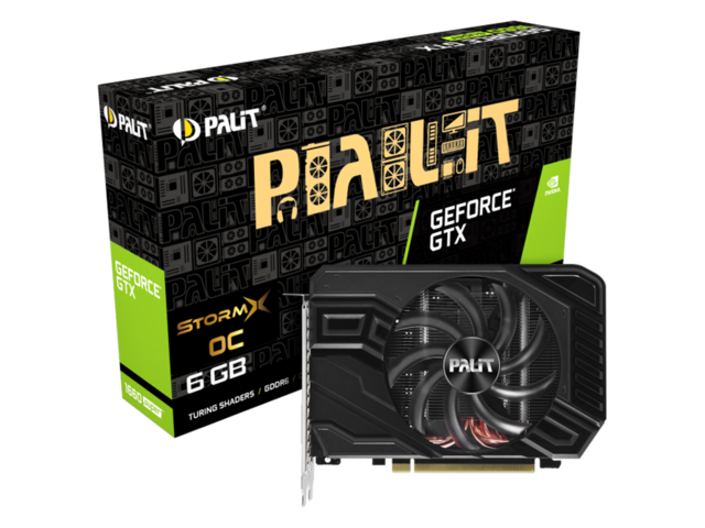 Видео карти Palit GeForce GTX 1660 SUPER StormX OC 6GB