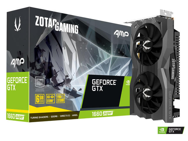 Видео карти ZOTAC GAMING GeForce GTX 1660 SUPER AMP