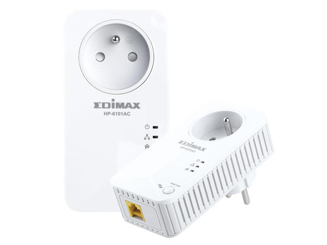 Мрежово оборудване Edimax HP-6101ACK PowerLine адаптер (комплект)