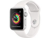 Смарт часовници Apple Watch 3 GPS 42 Silver Aluminium Case with White Sport Band