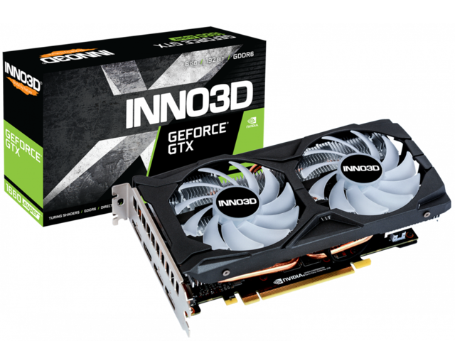 Видео карти Inno3D GeForce GTX 1660 SUPER TWIN X2 OC RGB
