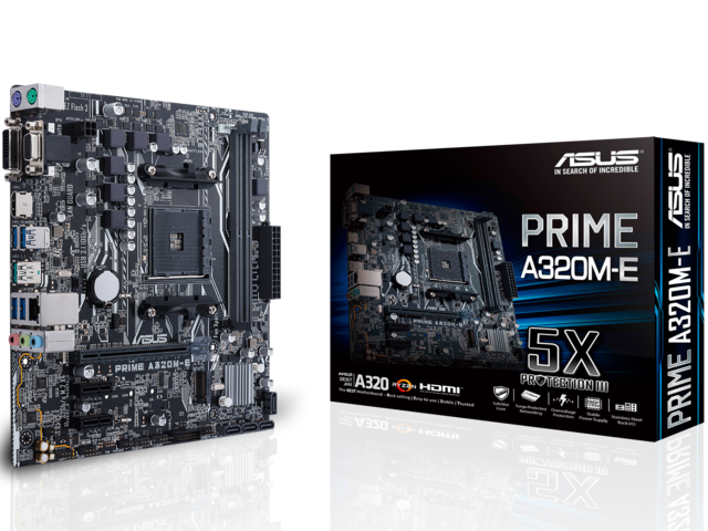 Дънни платки ASUS PRIME A320M-E