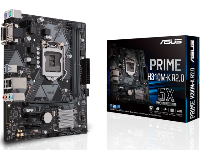 Дънни платки ASUS PRIME H310M-K R2.0