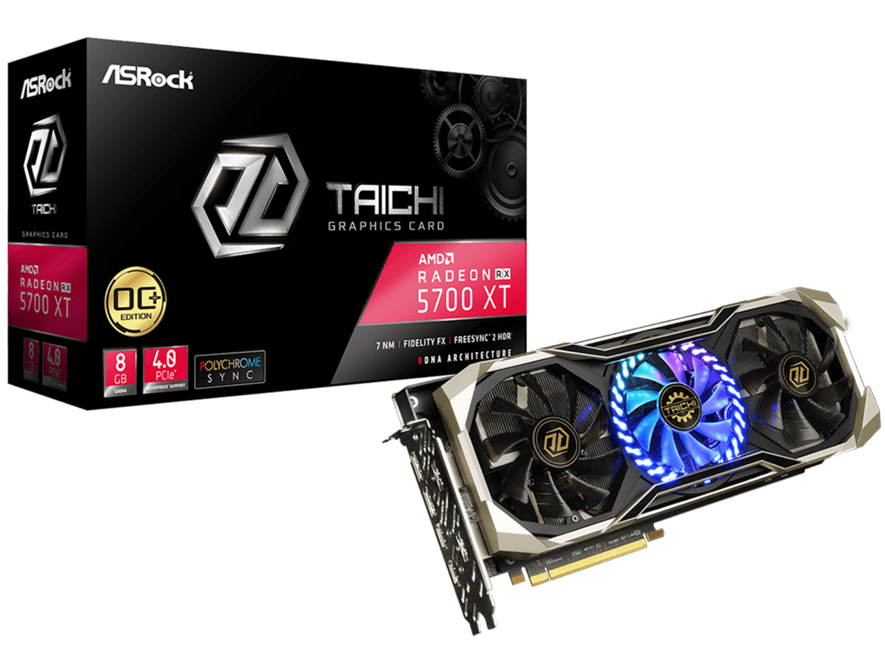 ASRock Radeon RX 5700 XT TAICHI X 8G OC+ | Desktop.bg - Мощни PC ...