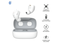 Слушалки Trust Nika Compact White