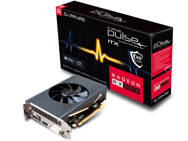 Видео карти SAPPHIRE PULSE Radeon RX 570 ITX 8G