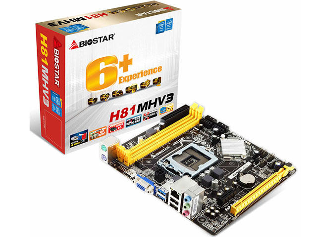 Дънни платки Biostar H81MHV3