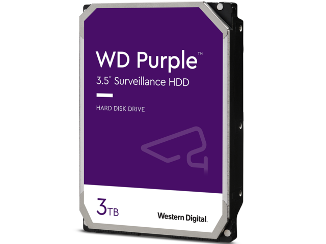 Твърди дискове 3TB 5400rpm Western Digital Purple Surveillance