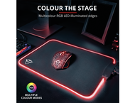 Падове TRUST GXT 765 Glide-Flex XXL RGB Flexible Mouse Pad HUB