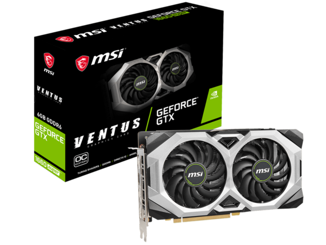 Видео карти MSI GeForce GTX 1660 SUPER VENTUS OC