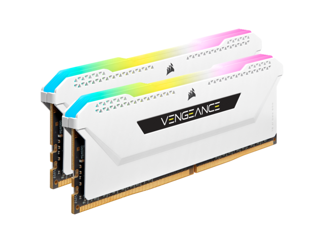16GB (2x8GB) DDR4 3200MHz Corsair Vengeance RGB PRO SL White