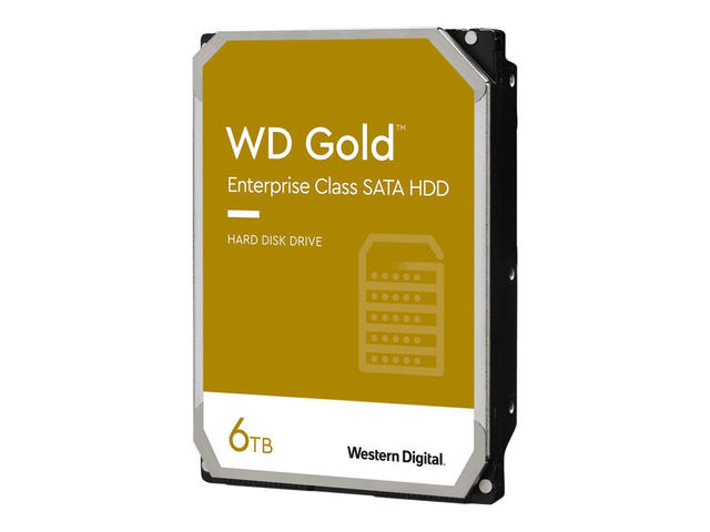 Твърди дискове 6TB 7200rpm Western Digital Gold