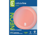 Зарядни устройства Cellular line Qi Neon 10W, оранжево