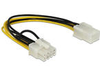 Кабели за компоненти Кабел DeLock PCI Express power 6 pin женско > PCI Express 8 pin