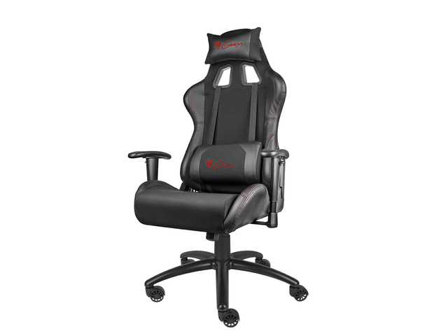 Геймърски столове Genesis Nitro 550, в черно, сглобен