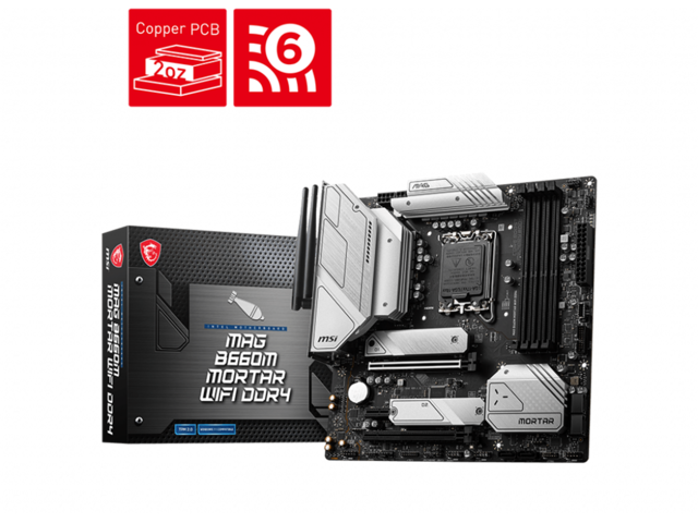 Дънни платки MSI MAG B660M MORTAR DDR4 Wi-Fi