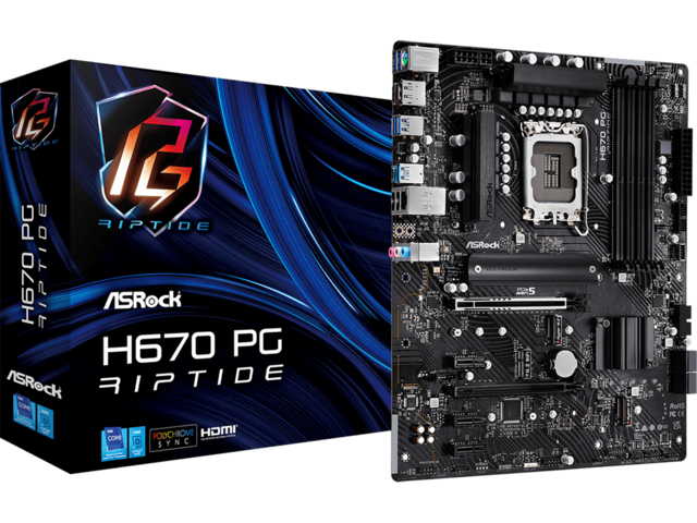 Дънни платки ASRock H670 PG Riptide