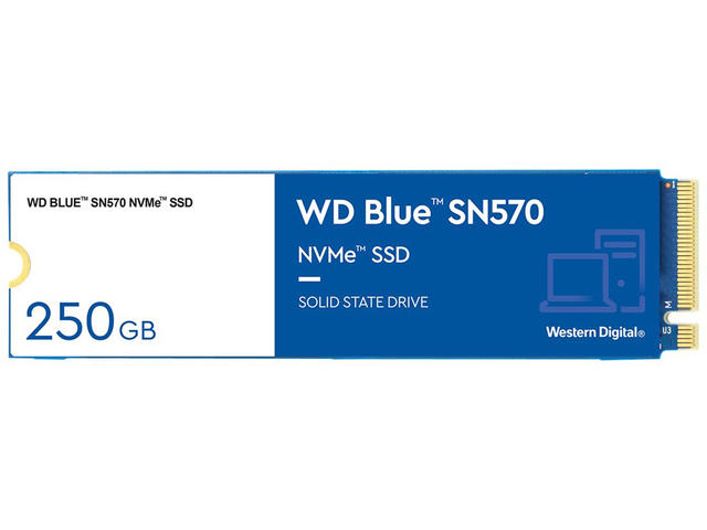 SSD 250GB Western Digital Blue SN570 M.2 NVMe