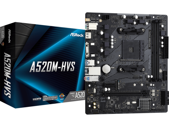 Дънни платки Asrock A520M-HVS
