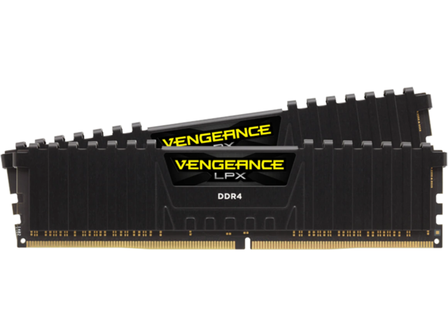 16GB (2x8GB) DDR4 3200 MT/s Corsair Vengeance LPX Black | Desktop