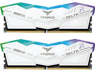 32GB (2x16GB) DDR5 6200MHz Team Group T-Force Delta RGB White