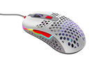 Мишки Xtrfy M42 Retro, RGB, бял/сив/червен