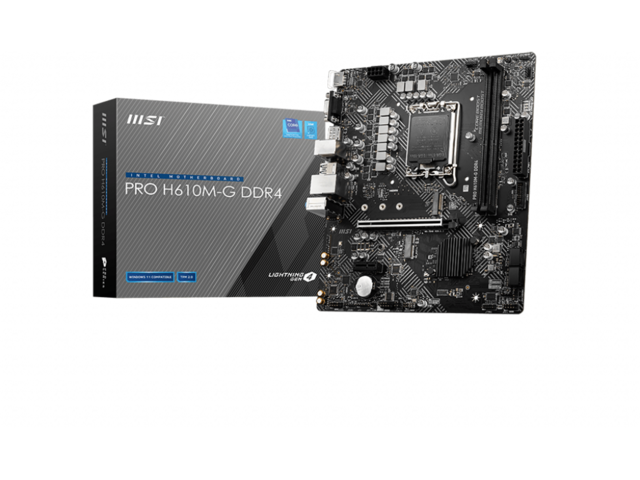 Дънни платки MSI PRO H610M-G DDR4