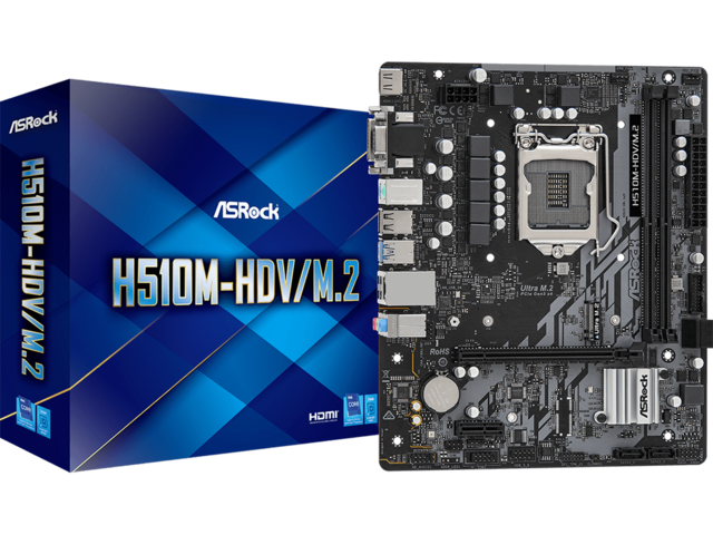 Дънни платки ASRock H510M-HDV/M.2