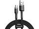 Кабели и Адаптери Baseus Cafule USB към microUSB, 1.5A, 2м, черен