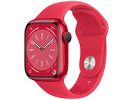 Смарт часовници Apple Watch Series 8 GPS 41mm (PRODUCT)RED Aluminium Case with (PRODUCT)RED Sport Band - Regular