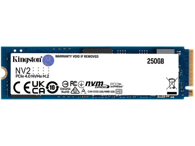 SSD 250GB Kingston NV2 M.2 NVMe