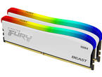 Оперативна памет 32GB (2x16GB) DDR4 3200 MT/s Kingston FURY BEAST White RGB Special Edition