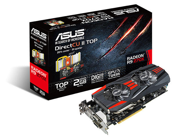 Видео карти ASUS R9 270X DC2T 2GD5