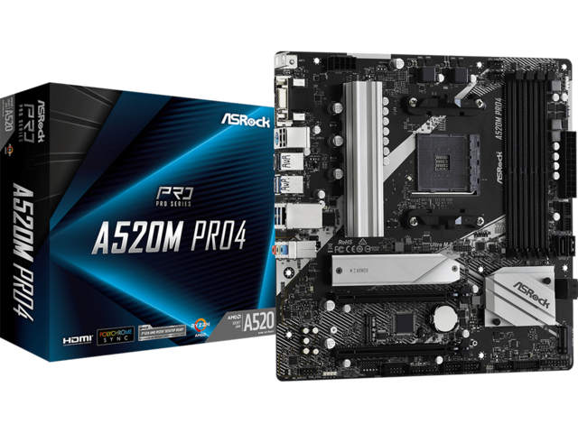 Дънни платки ASRock A520M Pro4