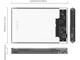 Джаджи Orico външна кутия за диск Storage - Case - 2.5 inch 10Gbps Type-C Transparent 