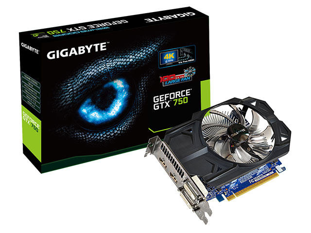 Видео карти GIGABYTE GeForce GTX 750 N750OC-1GD