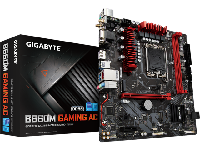 Дънни платки GIGABYTE B660M GAMING AC WiFi