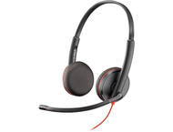Слушалки Plantronics Blackwire C3225, USB-C & 3.5мм жак