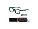Компютърни очила GUNNAR Cruz Kids Small, Clear Natural, тюркоаз