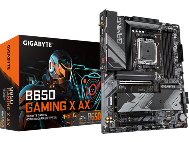Дънни платки GIGABYTE B650 GAMING X AX