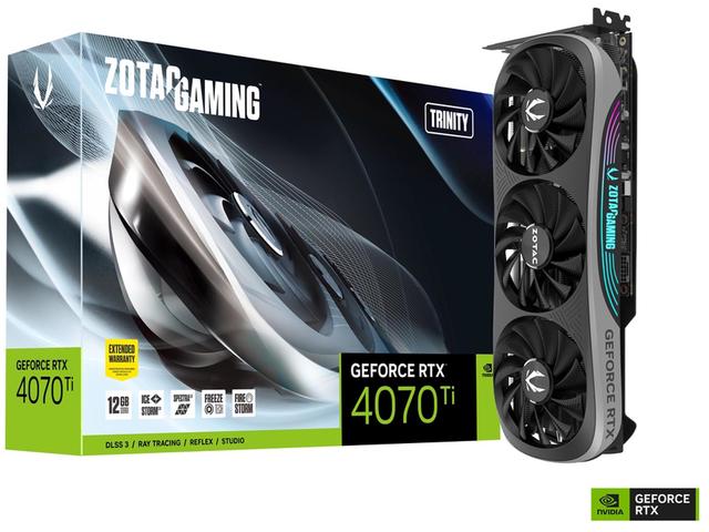Видео карти ZOTAC GAMING GeForce RTX 4070 Ti Trinity
