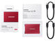 Външни SSD 500GB Samsung Portable SSD T7 Metallic Red